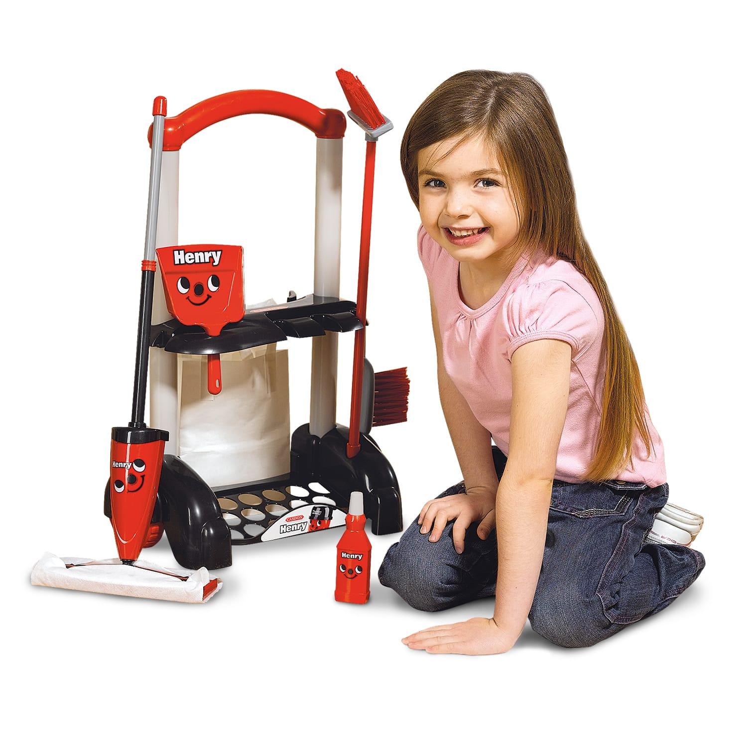 children's henry cleaning trolley