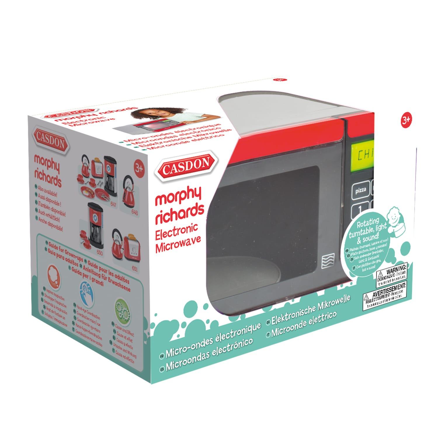 casdon electronic toy microwave