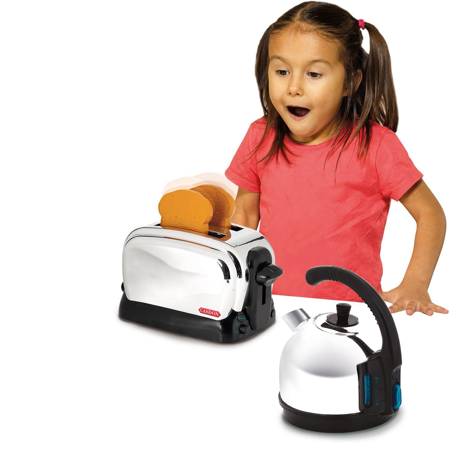Morphy Richards Kettle & Toaster Play Set Toy Toast Lets Pretend Kitchen Set NEW