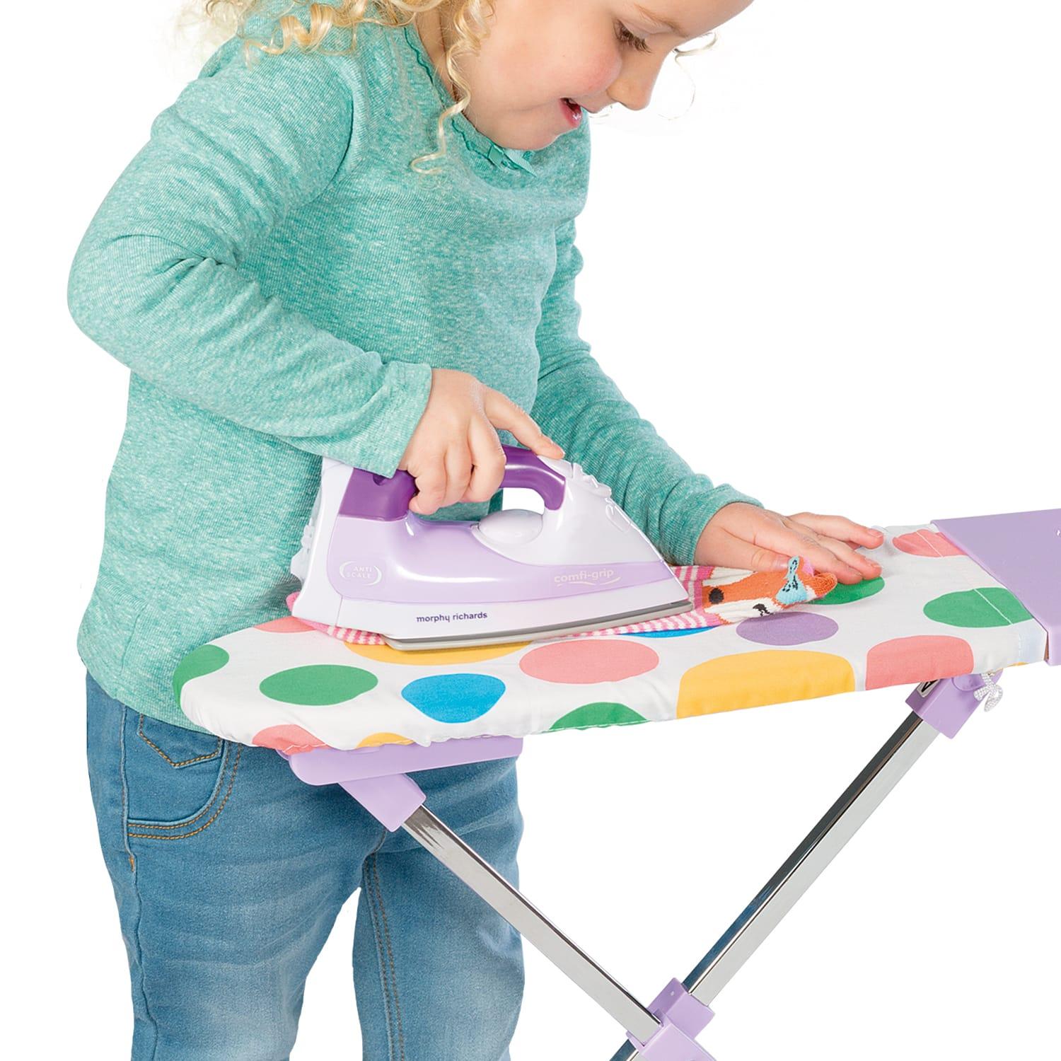 Iron Hangers & Clothes  NEW Casdon Toy playtime Ironing Set With Ironing Board 