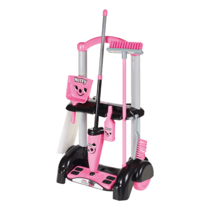 Casdon Aspirateur Hetty, Aspirateur jouet rose pour enfants à partir de 3  ans