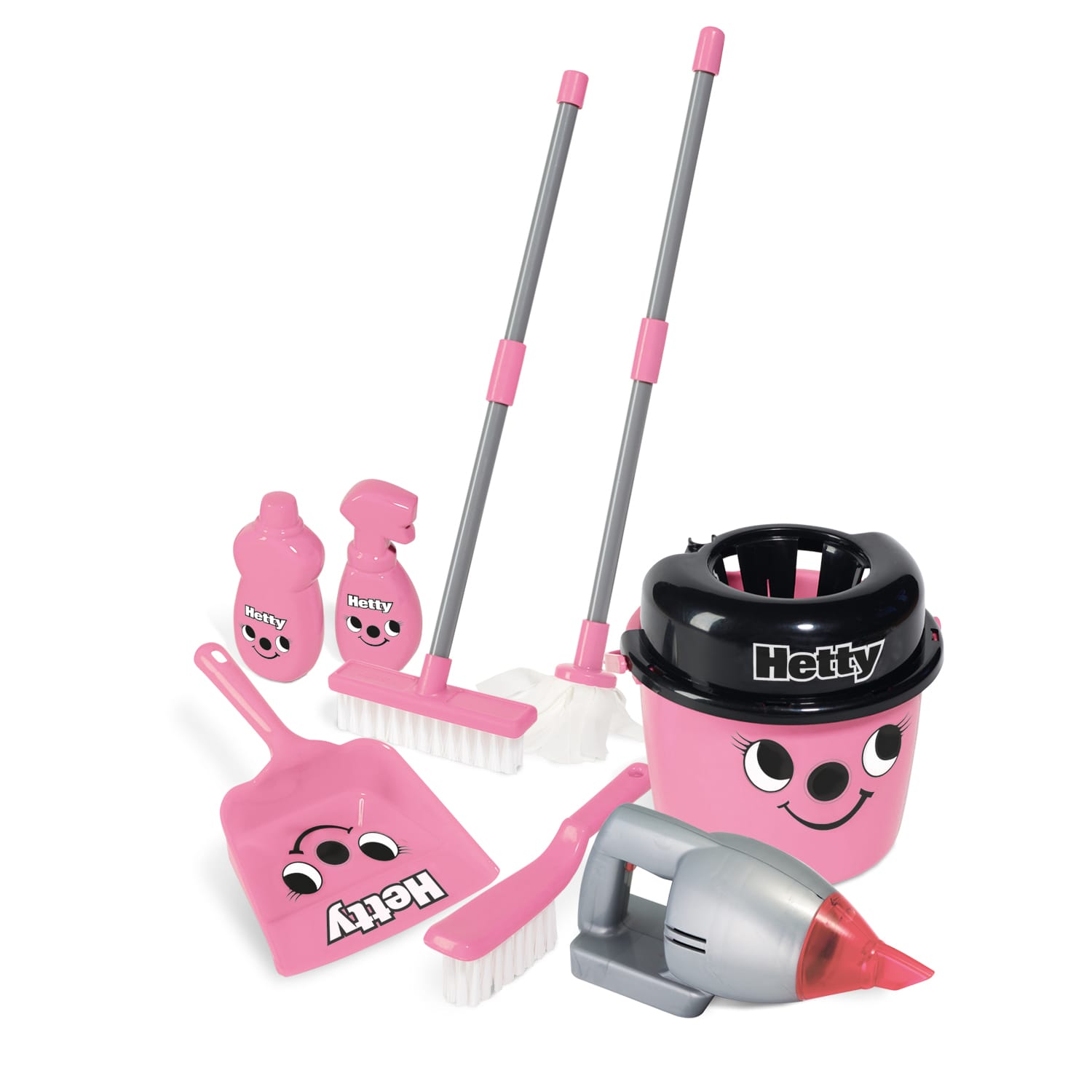 Details about   Casdon Deluxe Hetty The Hoover Cleaning Trolley Kids Fun Gift Toy 