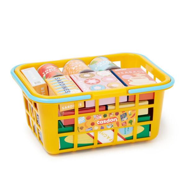 casdon shopping basket with food