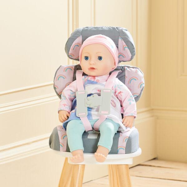 baby huggles car booster seat (grey)