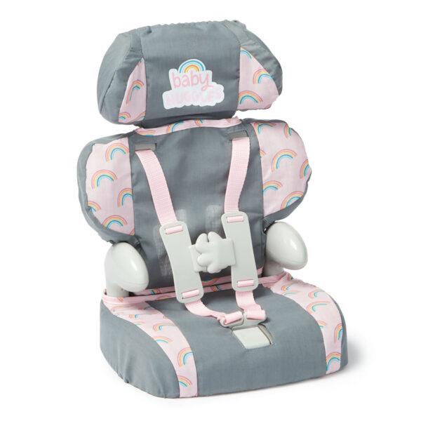 baby huggles car booster seat (grey)