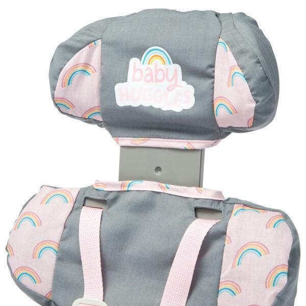 baby huggles car booster seat (grey)