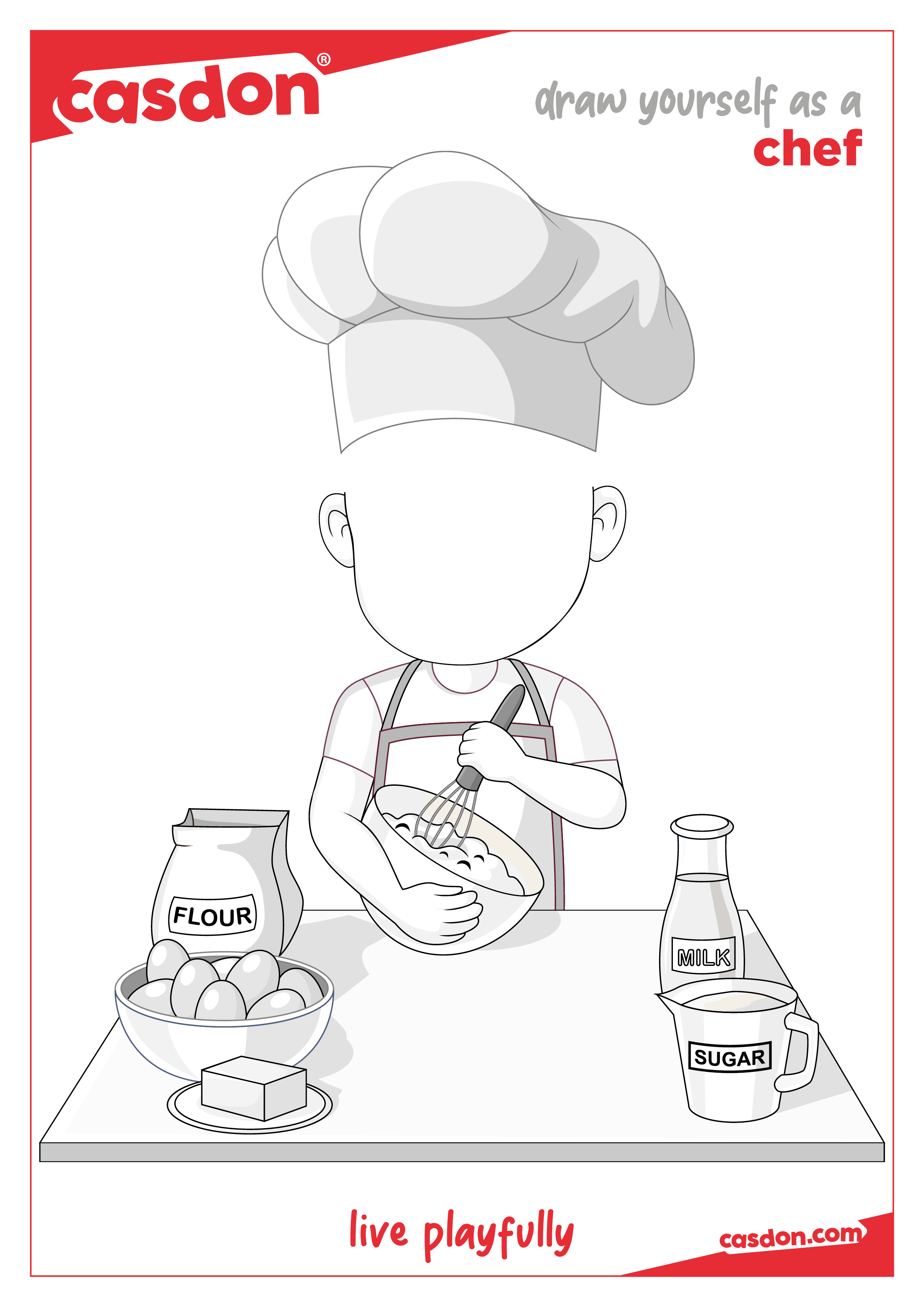 draw your own casdon chef