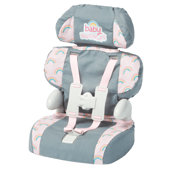 baby huggles car booster seat (grey)