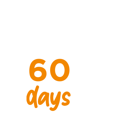 60 days returns policy
