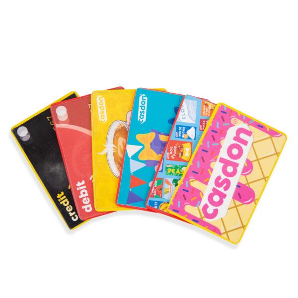 casdon pretend play card set