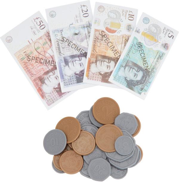 casdon play money & pretend play card set