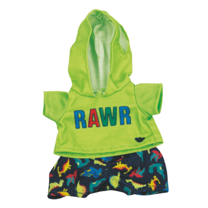 build-a-bear workshop clothing pack (green rawr)