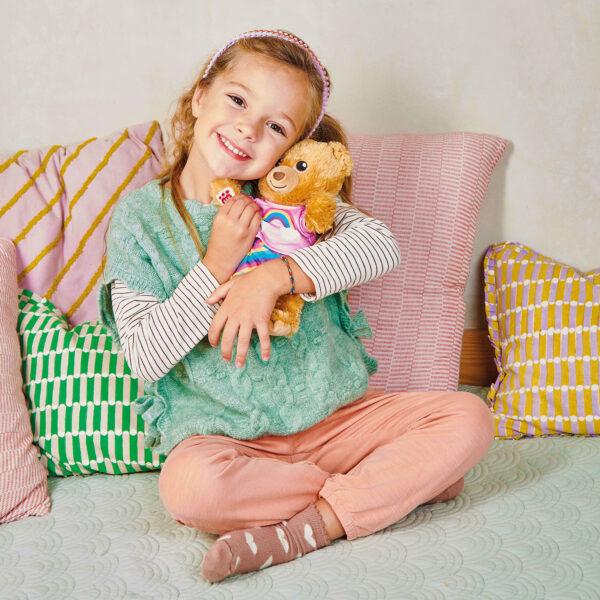 Build-a-Bear Workshop furtastic bear and outfit pack (rainbow)