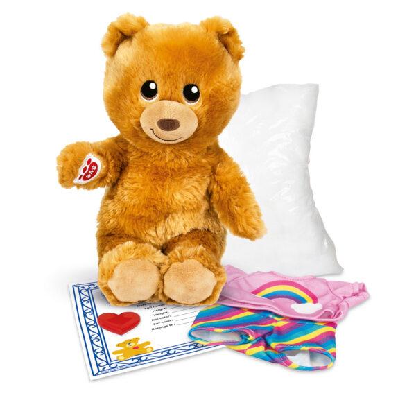 Build-a-Bear Workshop furtastic bear and outfit pack (rainbow)