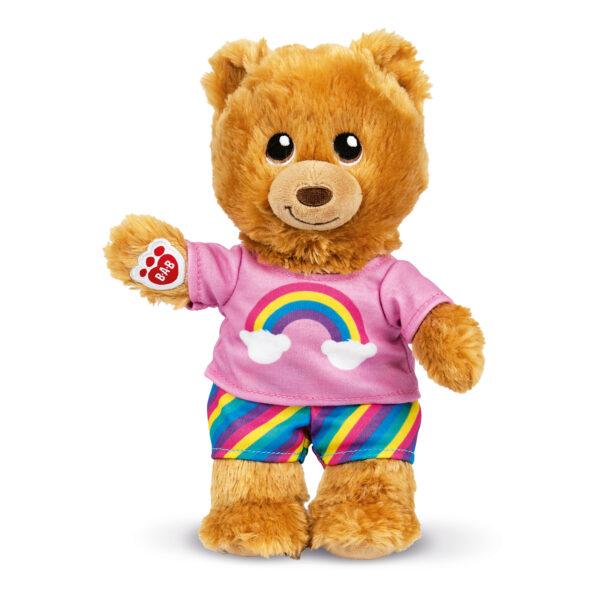 Build-a-Bear Workshop furtastic bear and outfit pack (rainbow)