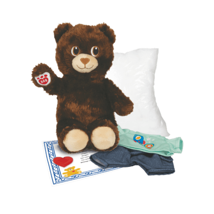 Build-a-Bear Workshop furtastic bear and outfit pack (rocket)
