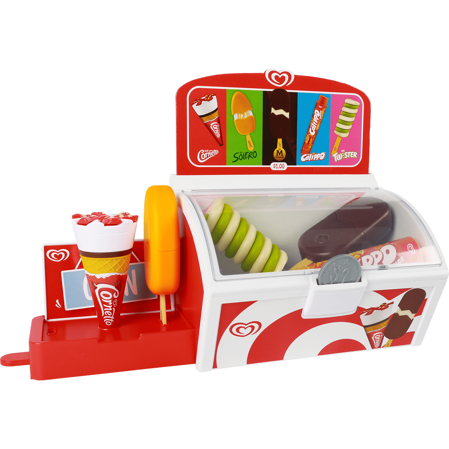 walls ice cream freezer playset