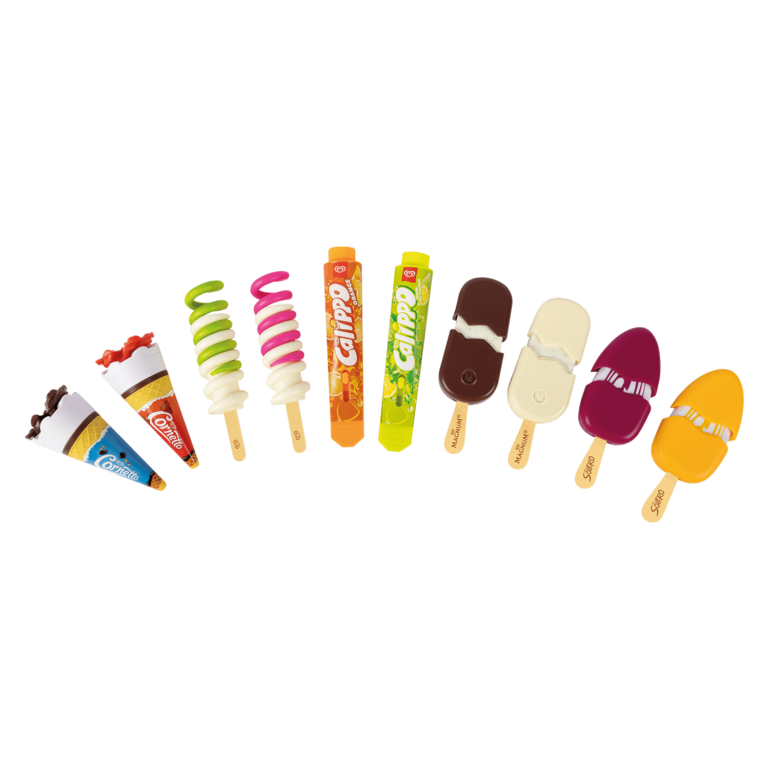 walls 10 pack ice cream toy set