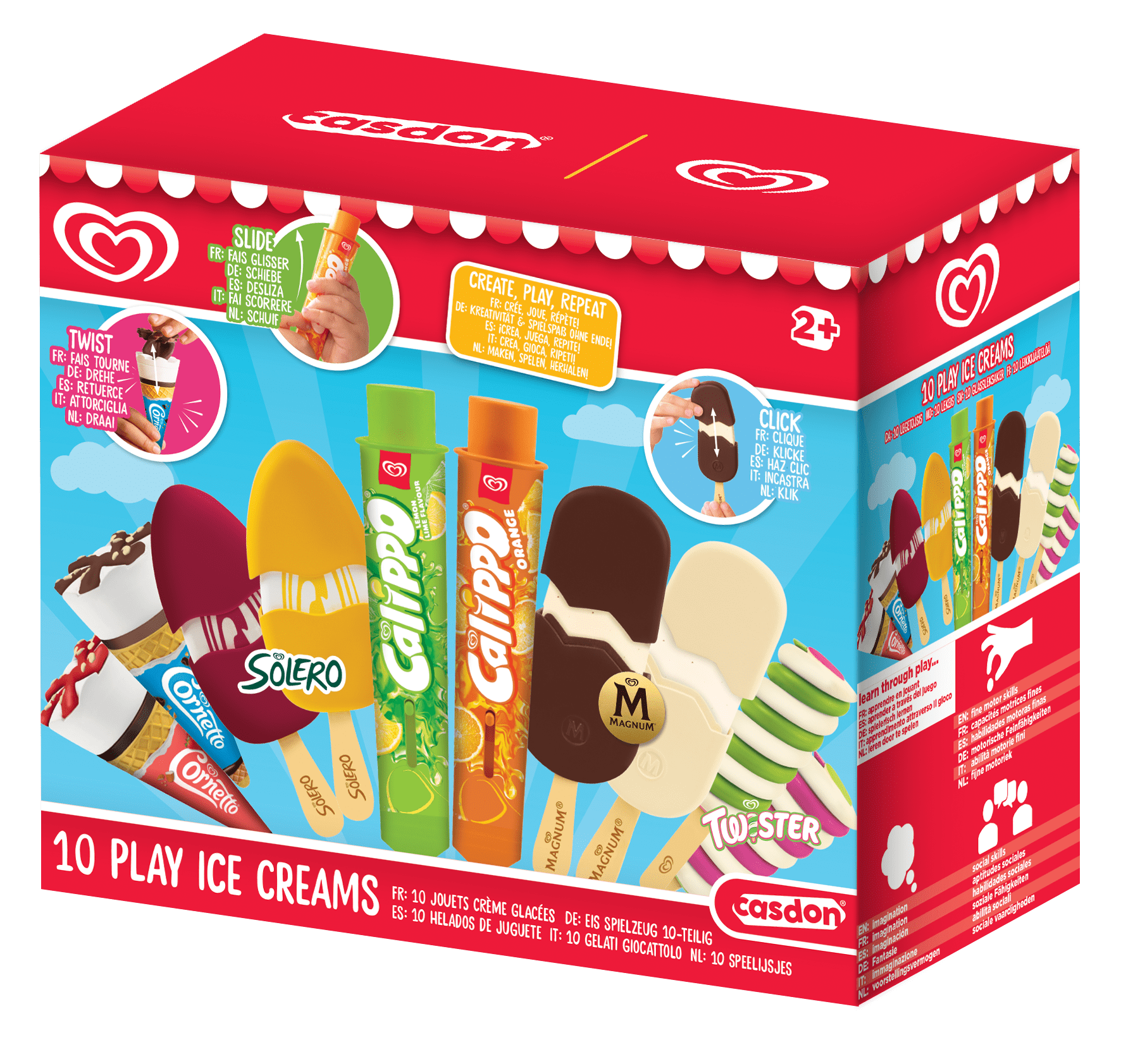 walls 10 pack ice cream toy set