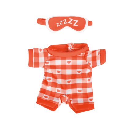 build-a-bear workshop clothing pack (red nighttime onesie)