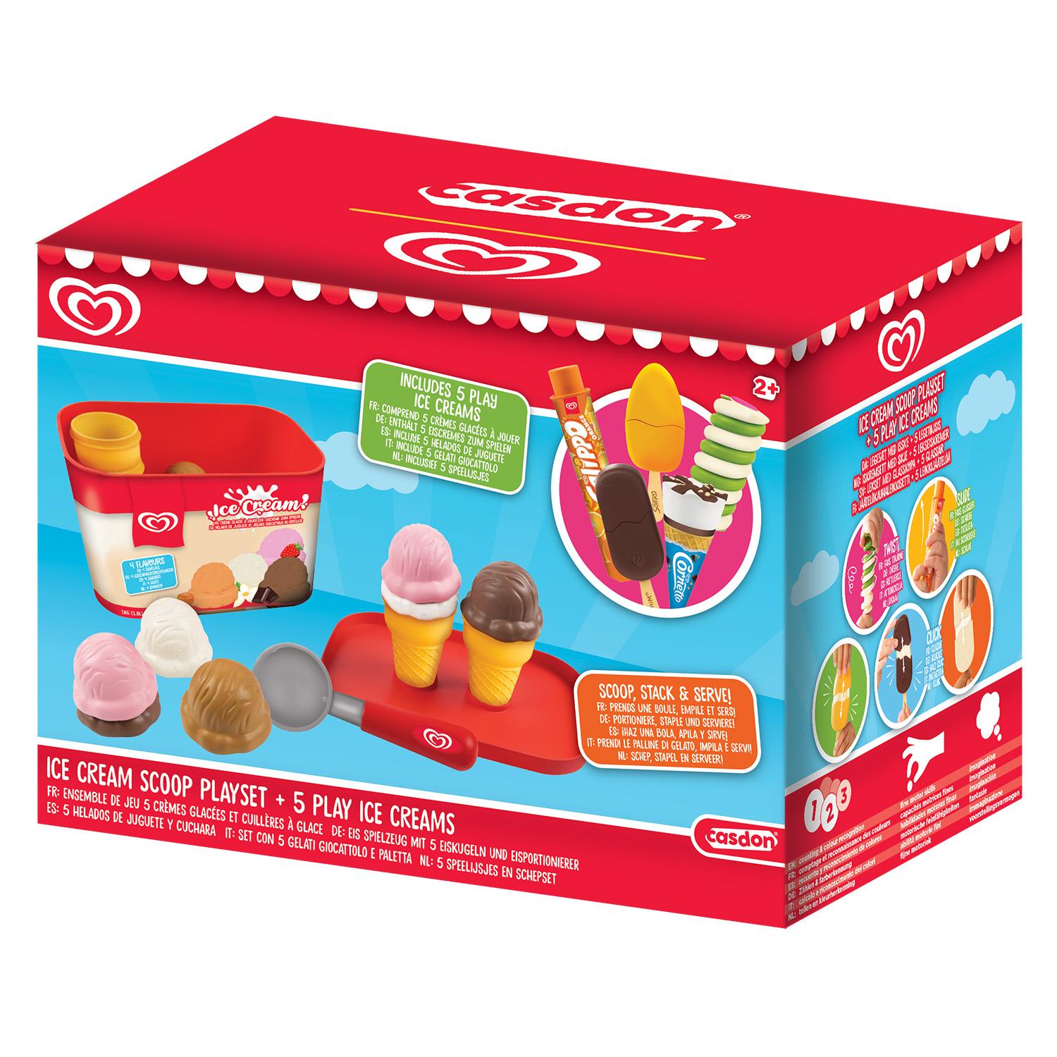 walls 5 Play Ice Creams and Scoop Playset